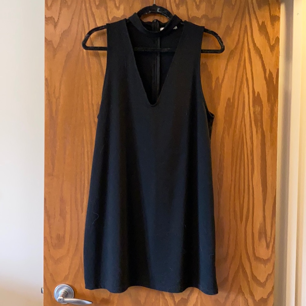 ZARA Trafaluc choker neckline swing dress